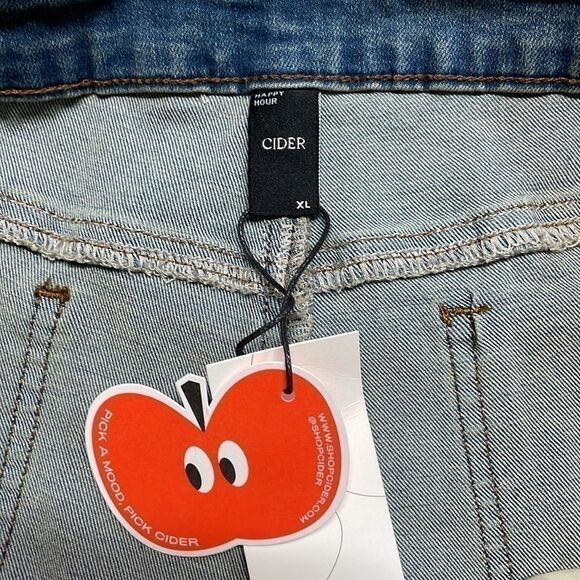 Cider Demin women’s flare denim jeans. Size XL. NWT - Picture 3 of 8